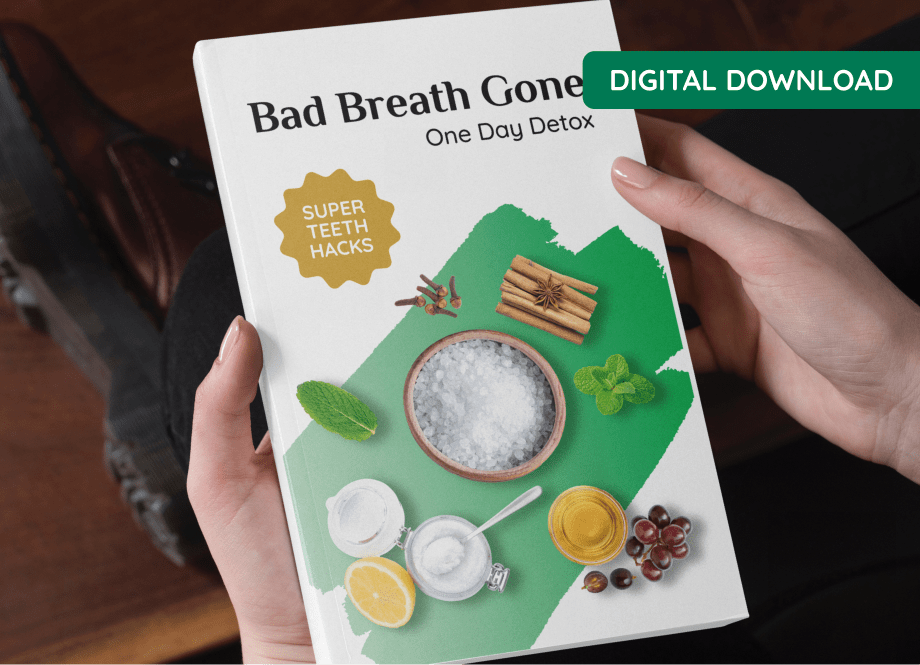 Bad Breath Gone. One Day Detox bonus cover